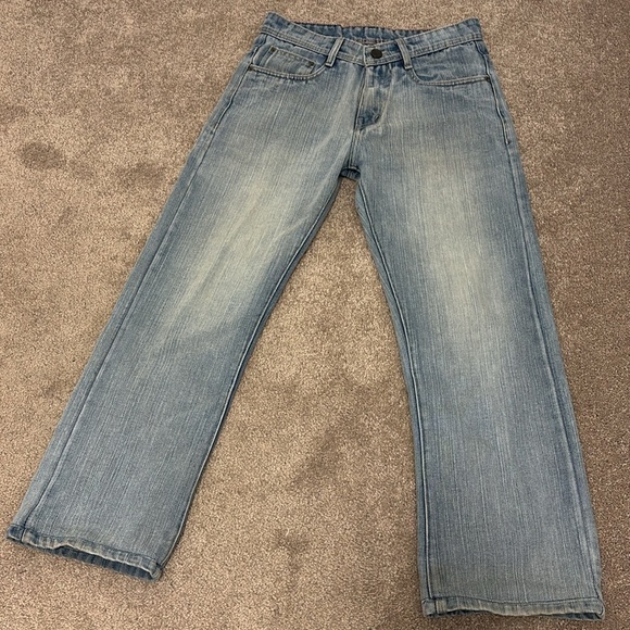 Men's light wash Blue Jeans - Picture 8 of 16
